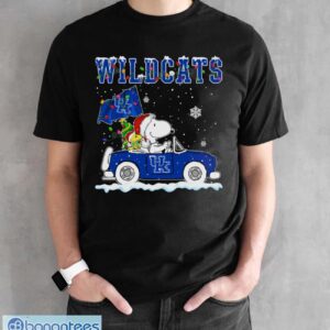 Kentucky Wildcats Snoopy And Woodstock Driving Car Cute Snoopy Limited Edition Shirt - Black Unisex T-Shirt