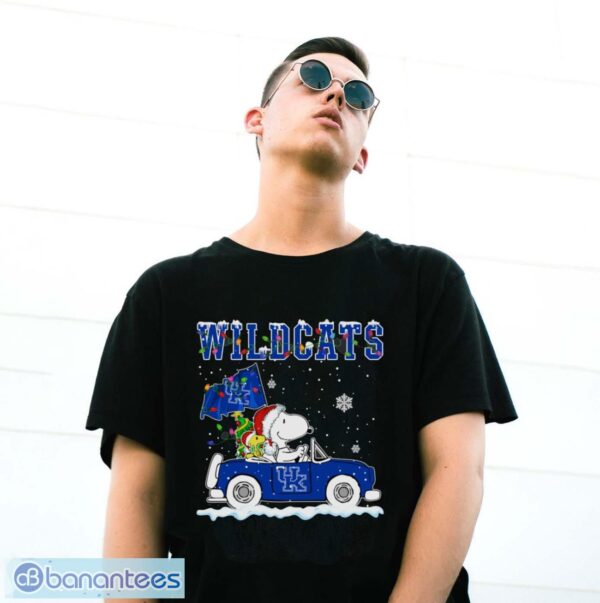 Kentucky Wildcats Snoopy And Woodstock Driving Car Cute Snoopy Limited Edition Shirt - G500 Gildan T-Shirt
