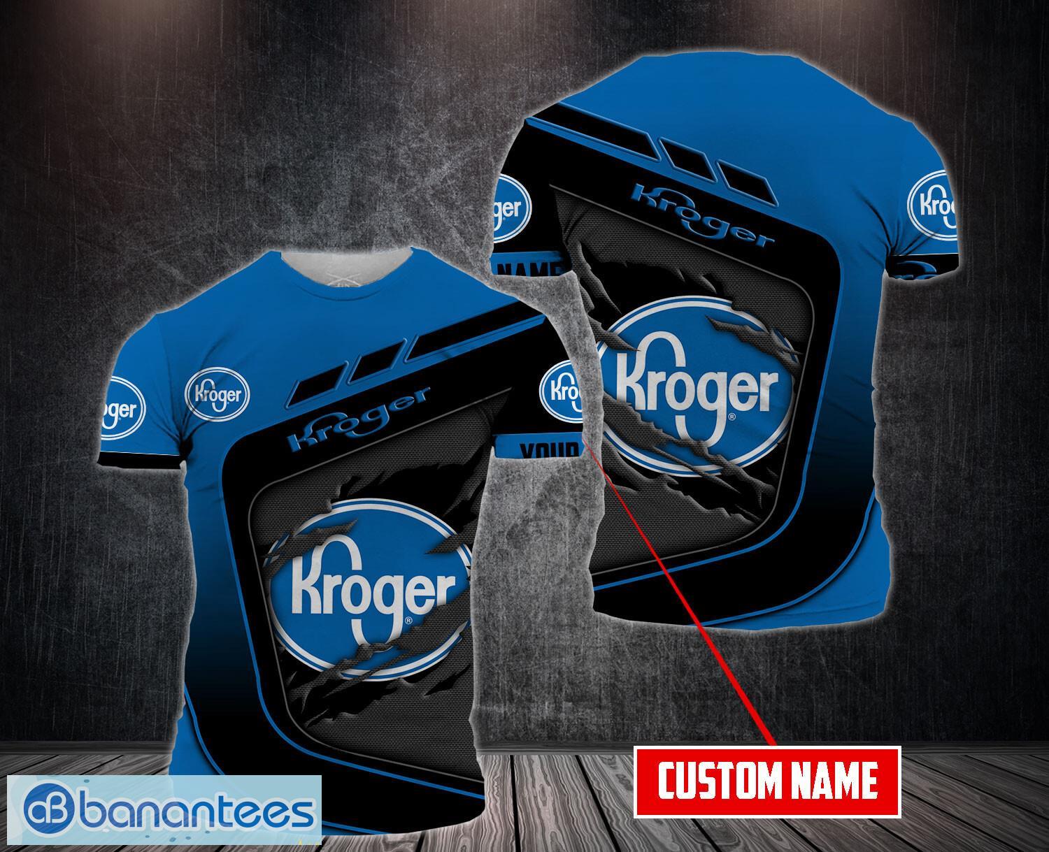 kroger aop 3d t shirt for men and women custom name image Kroger AOP 3D T-shirt For Men And Women Custom Name Product Photo 1