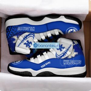 Kentucky Wildcats Air Jordan 11 Sneakers Custom Name Special Shoes For Fans Product Photo 2