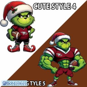 NCAA2 North Carolina Central Eagles Player Grinch Ugly Xmas Sweater AOP Gift Holidays - NCAA2 North Carolina Central Eagles New Grinch Ugly Christmas Sweater Photo 4