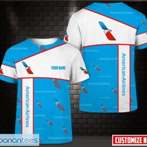 Logo american airlines Limited 3D T-Shirt Custom Name Product Photo 1