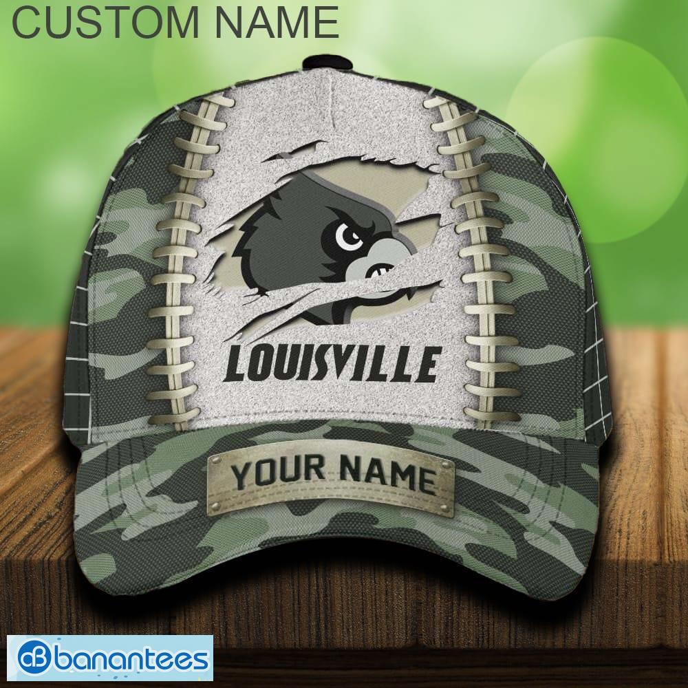 louisville cardinals 3d hat and cap beach design camo green for fans gift custom name image Louisville Cardinals 3D Hat And Cap Beach Design Camo Green For Fans Gift Custom Name - Louisville Cardinals 3D Hat And Cap Camo_1