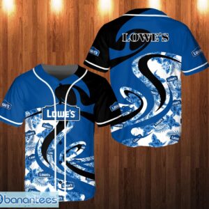 lowe's 3D Printed Baseball Jersey Shirt For Men And Women Tropical Style Product Photo 1