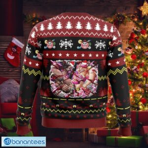 Big Mom x Kaido OP Pirates Green Knitted Christmas Sweater AOP Gift Holidays - Big Mom x Kaido OP Pirates Ugly Christmas Sweater Photo_2
