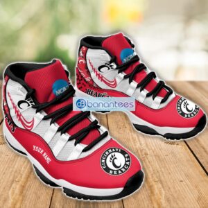 Cincinnati Bearcats Air Jordan 11 Sneakers Custom Name Special Shoes For Fans Product Photo 3