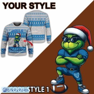 NCAA Buffalo Bulls New Grinch Ugly Christmas Sweater AOP Gift For Men And Women - NCAA Buffalo Bulls New Grinch Ugly Christmas Sweater Photo 2