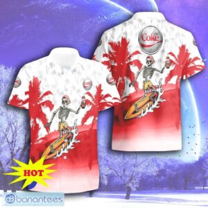 Diet Coke Skull Hawaiian Shirt & Short For Men Women Product Photo 1