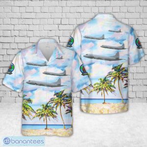 US Navy Lockheed P-3C Orion Patrol Squadron Eight (VP-8) The Fighting Tigers, LC207 -158207. NAS Jacksonville, FL Aloha Hawaiian Shirt Product Photo 1