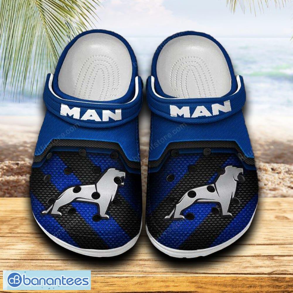 man car clog shoes blue color new gift for fans custom name image MAN Car Clog Shoes Blue Color New Gift For Fans Custom Name - MAN Car Clog Shoes Blue Color New Gift For Fans Custom Name