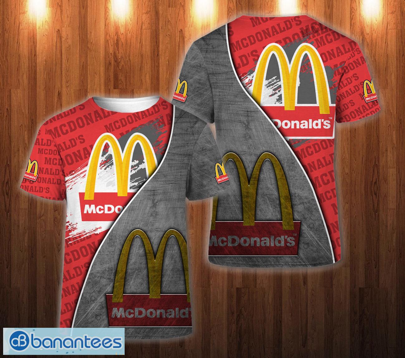 mcdonalds 3d t shirt all printed unisex shirt image Mcdonald's 3D T Shirt All Printed Unisex Shirt Product Photo