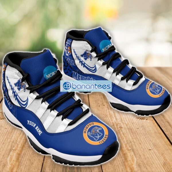 Memphis Tigers Air Jordan 11 Sneakers Custom Name Special Shoes For Fans Product Photo 3