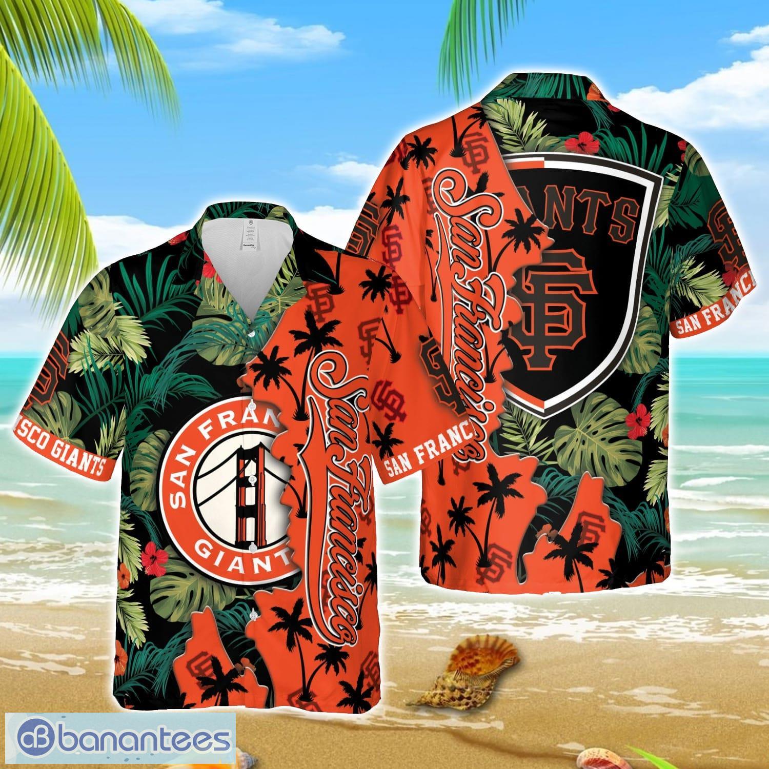 mlb hawaiian san francisco giants team mlb tropical 3d hawaiian shirt image MLB Hawaiian San Francisco Giants Team MLB Tropical 3D Hawaiian Shirt Product Photo 1