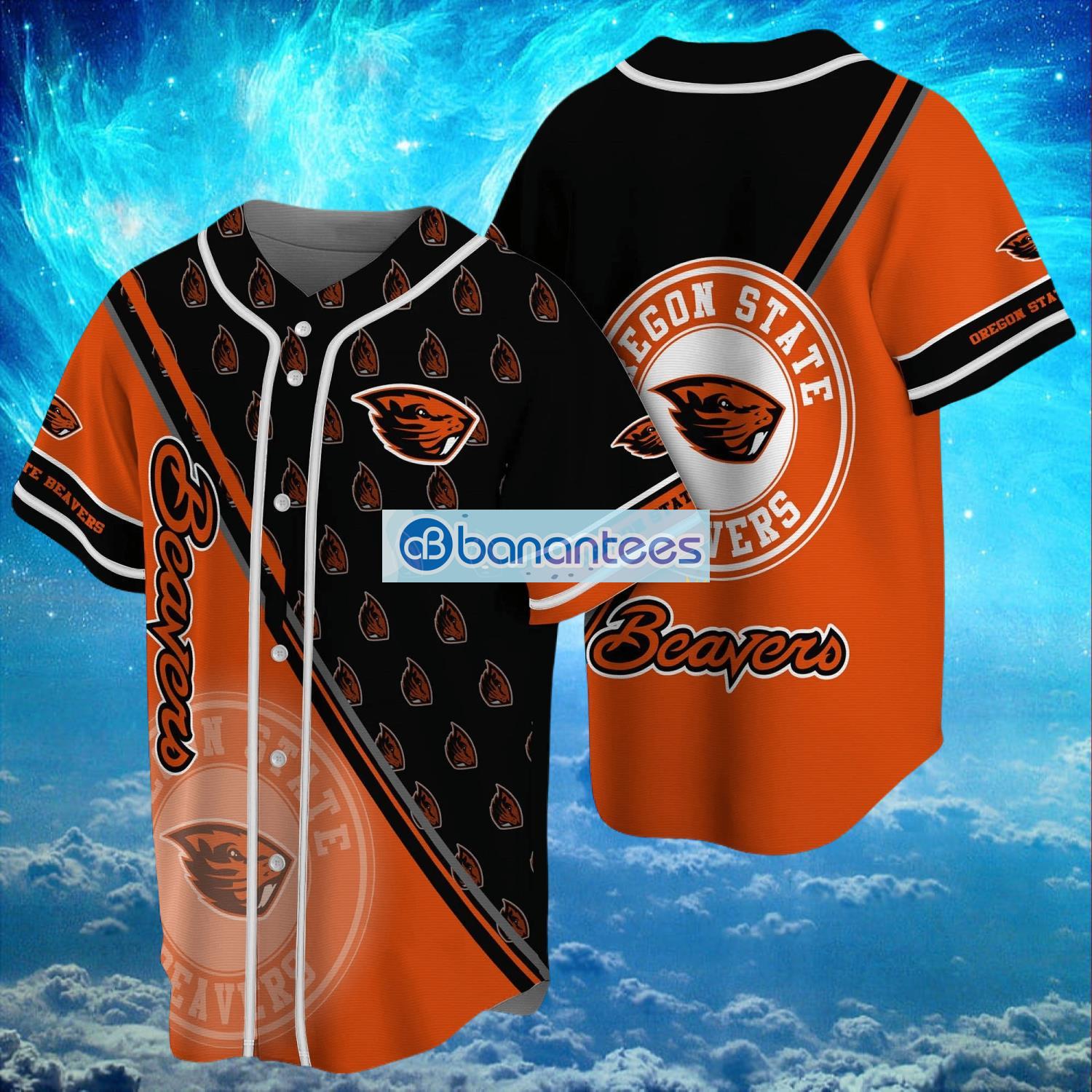 ncaa oregon state beavers logo design baseball jersey shirt gifts for fans shirt full print image NCAA Oregon State Beavers Logo Design Baseball Jersey Shirt Gifts For Fans Shirt Full Print Product Photo 1