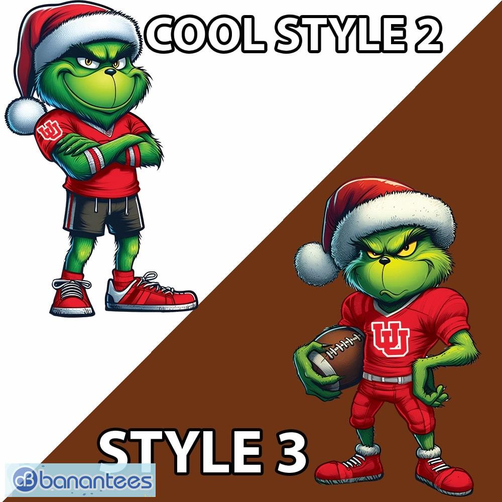 ncaa utah utes player grinch ugly xmas sweater gift holidays 2 image NCAA Utah Utes Player Grinch Ugly Xmas Sweater Gift Holidays - NCAA Utah Utes New Grinch Ugly Christmas Sweater Photo 3