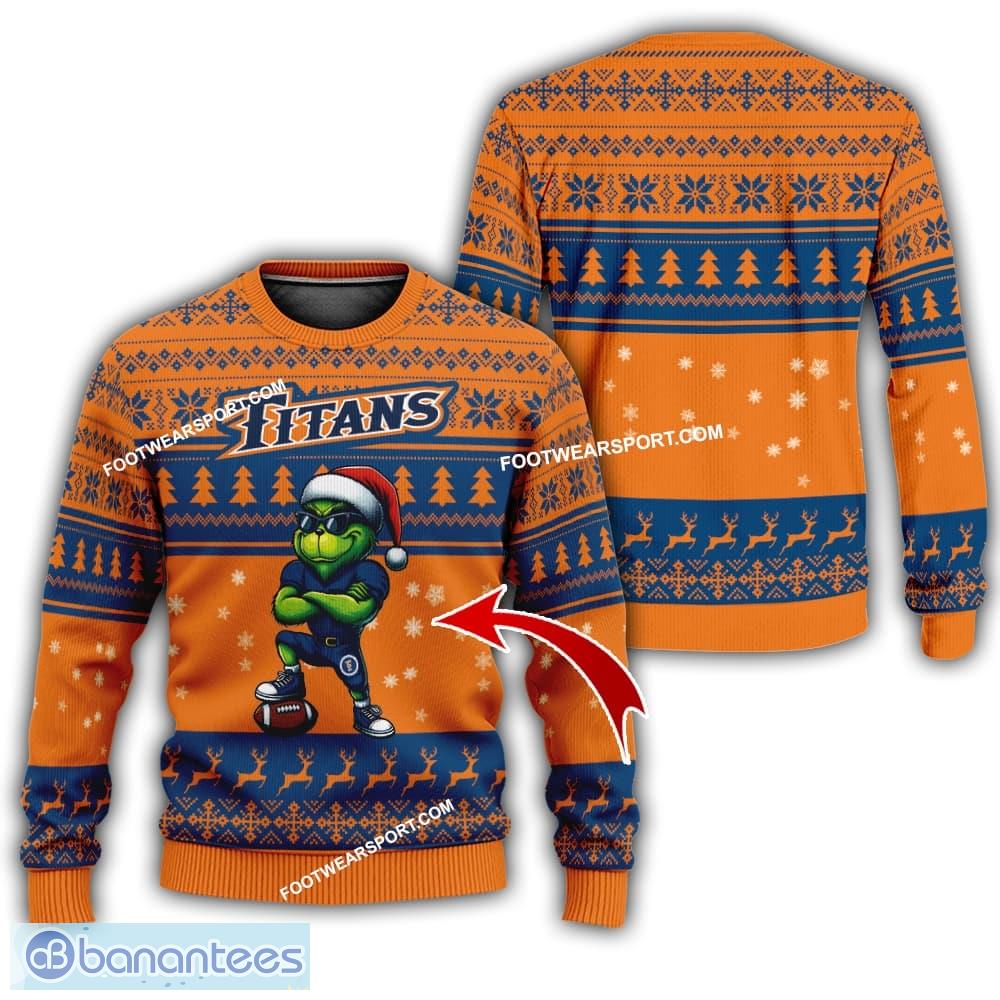 ncaa2 cal state fullerton titans grinch football ugly sweater gift for christmas image NCAA2 Cal State Fullerton Titans Grinch Football Ugly Sweater Gift For Christmas - NCAA2 Cal State Fullerton Titans New Grinch Ugly Christmas Sweater Photo 1