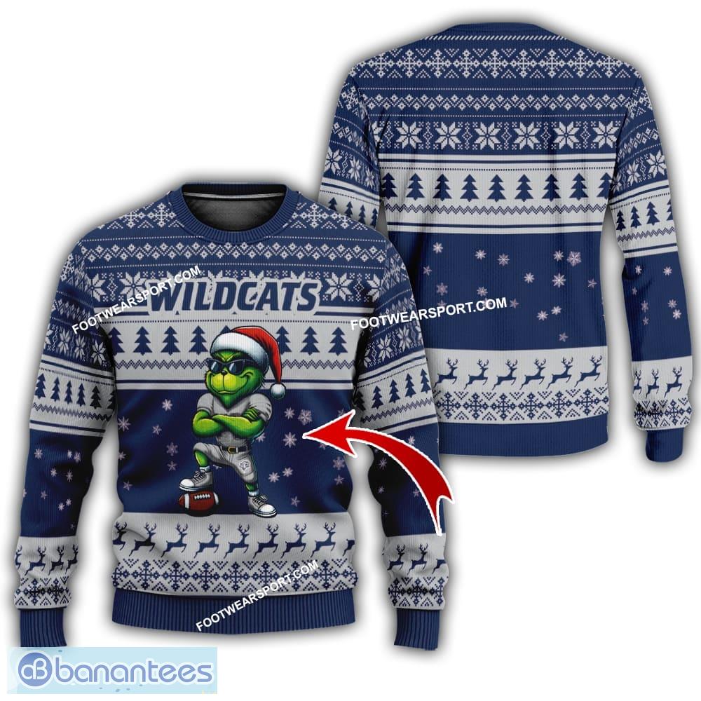 ncaa2 new hampshire wildcats grinch football ugly sweater gift for christmas image NCAA2 New Hampshire Wildcats Grinch Football Ugly Sweater Gift For Christmas - NCAA2 New Hampshire Wildcats New Grinch Ugly Christmas Sweater Photo 1