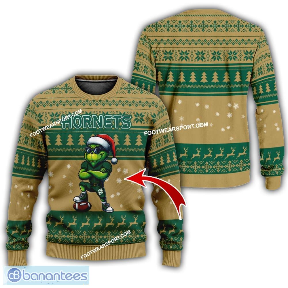 ncaa2 sacramento state hornets grinch football ugly sweater gift for christmas image NCAA2 Sacramento State Hornets Grinch Football Ugly Sweater Gift For Christmas - NCAA2 Sacramento State Hornets New Grinch Ugly Christmas Sweater Photo 1