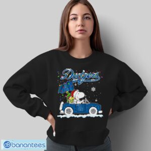 Los Angeles Dodgers Snoopy And Woodstock Driving Car Cute Snoopy Limited Edition Shirt - Sweatshirt