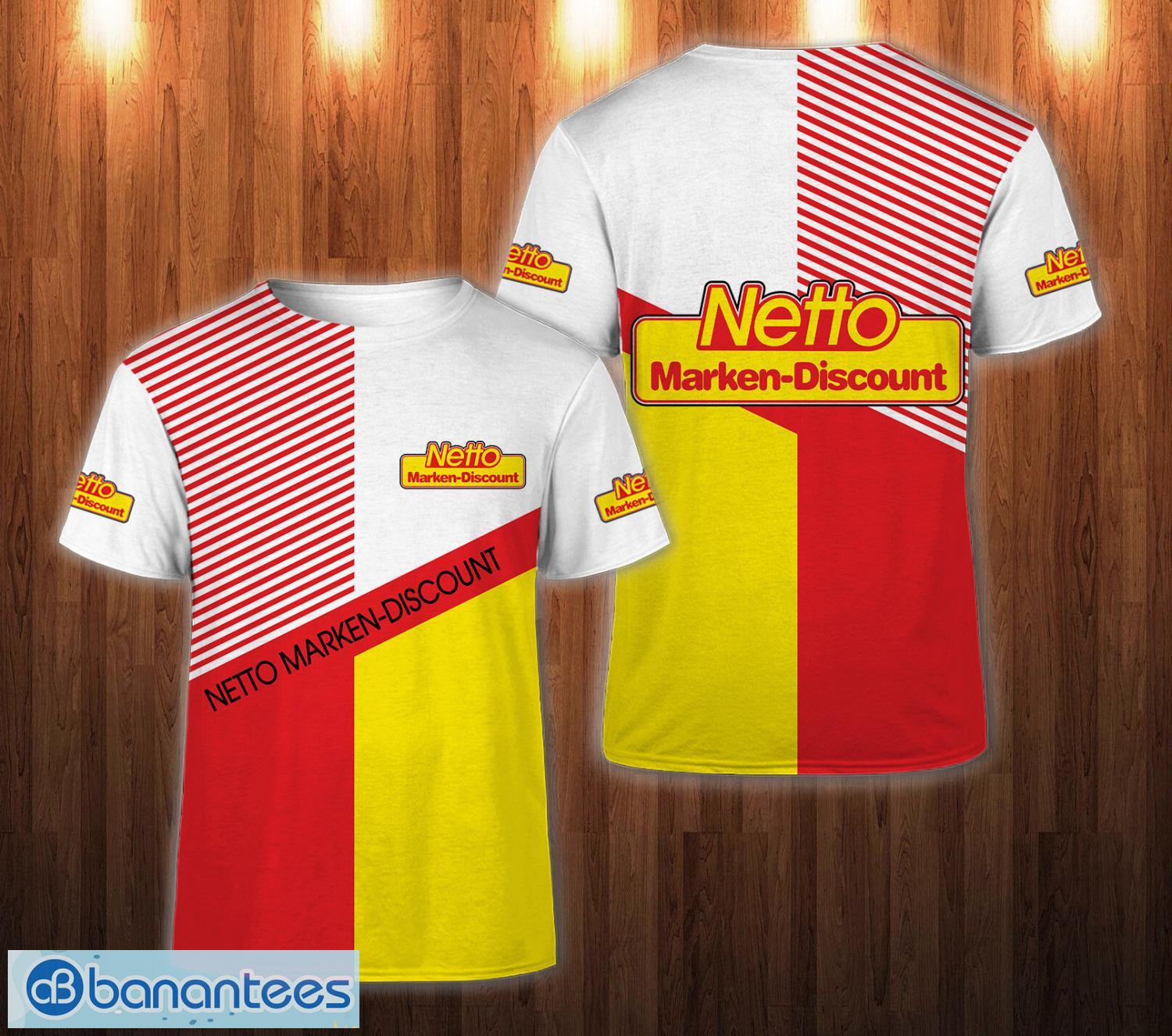 netto marken discount team 3d t shirt image netto marken-discount Team 3D T-Shirt Product Photo 1