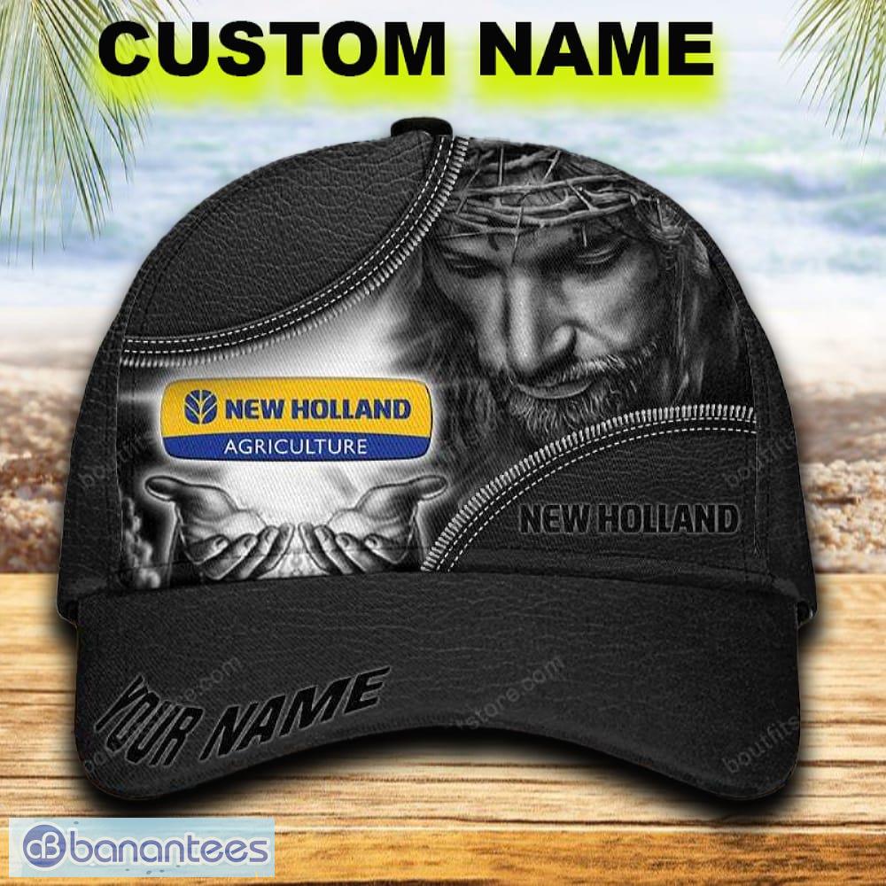 new holland 3d hat cap black car jesus custom name hot gift for men women image New Holland 3D Hat Cap Black Car Jesus Custom Name Hot Gift For Men Women - New Holland 3D Hat Cap Black Car Jesus Custom Name Hot Gift For Men Women