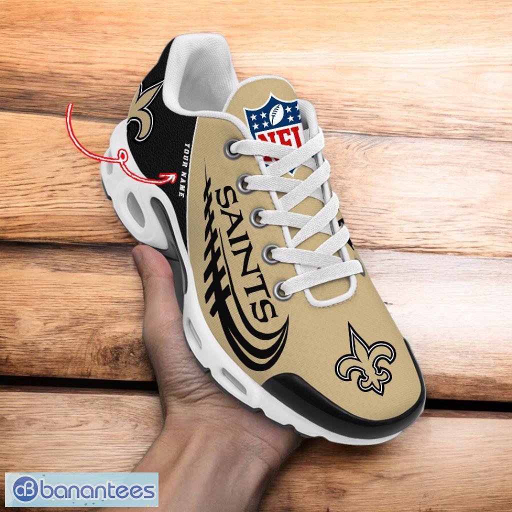new orleans saints custom name air cushion tn shoes perfect gift men and women image New Orleans Saints-Custom Name Air Cushion TN Shoes Perfect Gift Men And Women Product Photo 1
