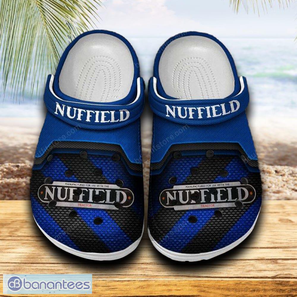nuffield car clog shoes blue color new gift for fans custom name image Nuffield Car Clog Shoes Blue Color New Gift For Fans Custom Name - Nuffield Car Clog Shoes Blue Color New Gift For Fans Custom Name