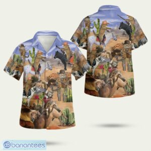 Cowboy Cats Meowdy Cowboy Cat 3D Hawaiian Shirt Summer Style Gift Product Photo 1