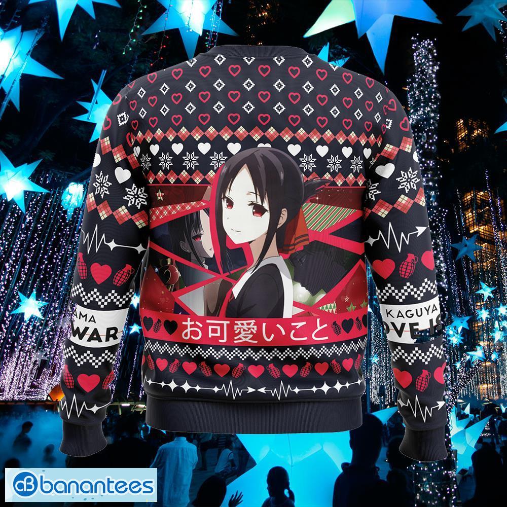 o kawaii koto kaguya sama love is war celebrate ugly christmas sweater gift for men and women 1 image O Kawaii Koto Kaguya-sama Love is War Celebrate Ugly Christmas Sweater Gift For Men And Women - O Kawaii Koto Kaguya-sama Love is War Ugly Christmas Sweater Photo_2