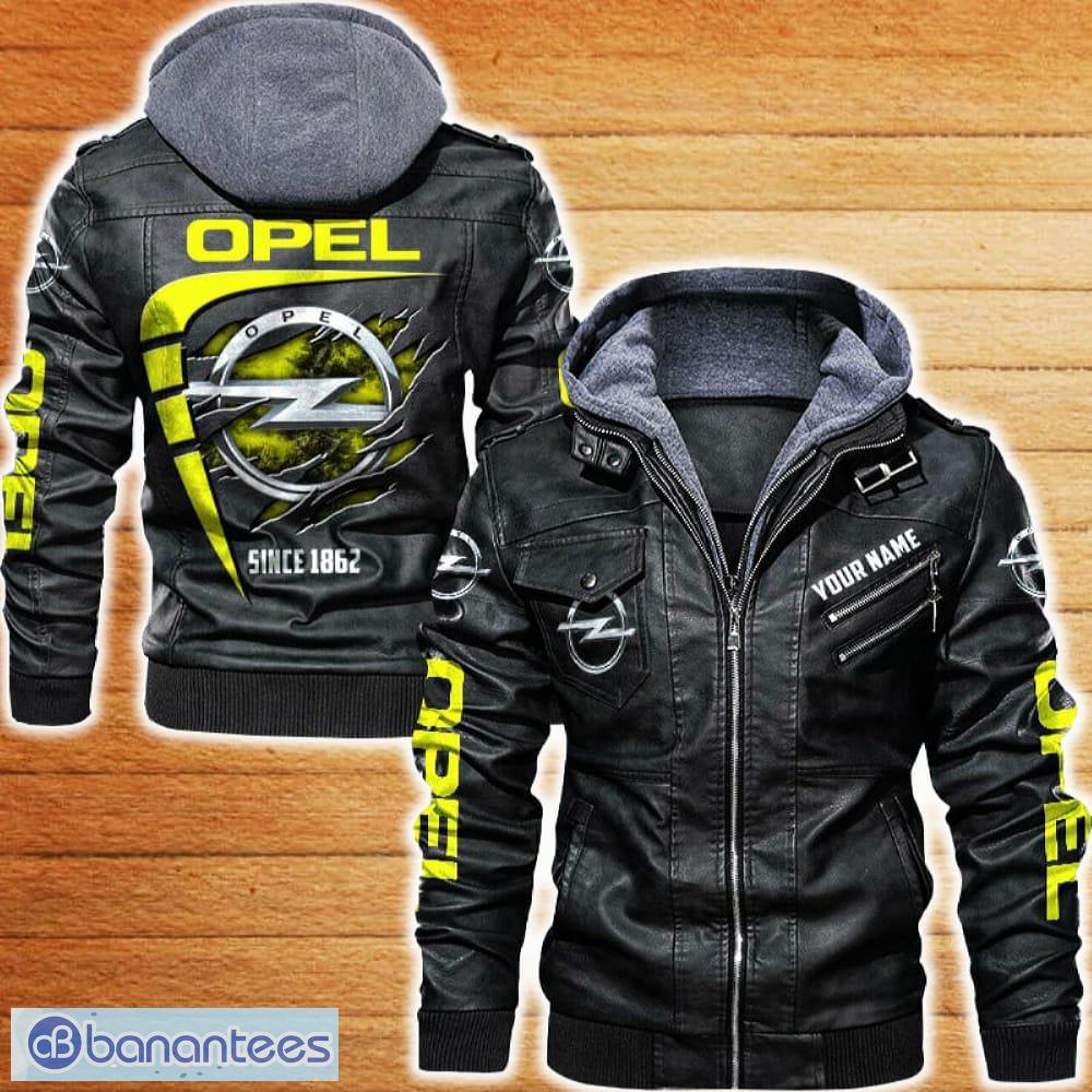opel leather jacket black and brown color car logo trending all over print gift fans custom name image Opel Leather Jacket Black And Brown Color Car Logo Trending All OVer Print Gift Fans Custom Name - Opel Leather Jacket Car For Fans_1
