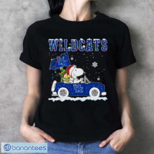 Kentucky Wildcats Snoopy And Woodstock Driving Car Cute Snoopy Limited Edition Shirt - Ladies T-Shirt