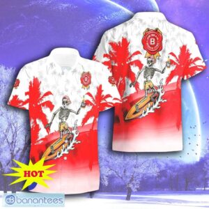 Jim Beam Skull Hawaiian Shirt & Short For Men Women Product Photo 1