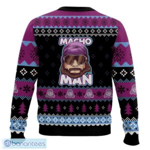 The Cream Of The Crop Macho Man Limited Edition Christmas Ugly 3D Sweater For Fans - The Cream Of The Crop Macho Man Ugly Chritsmas Sweater Photo 2
