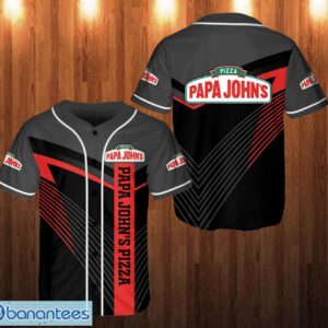 papa john's pizza 3D Printed Baseball Jersey Shirt For Men And Women Unique Gift Product Photo 1