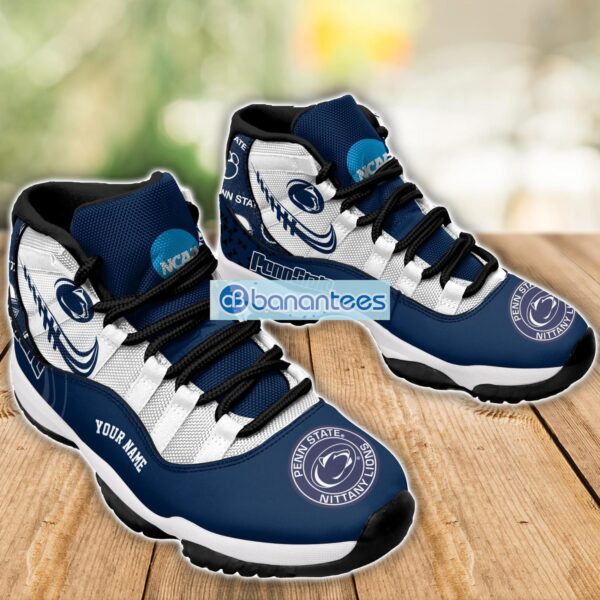 Penn State Nittany Lions Air Jordan 11 Sneakers Custom Name Special Shoes For Fans Product Photo 3