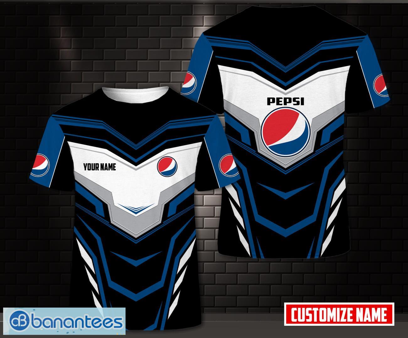 pepsi cute gift 3d t shirt custom name image Pepsi Cute Gift 3D T-Shirt Custom Name Product Photo 1
