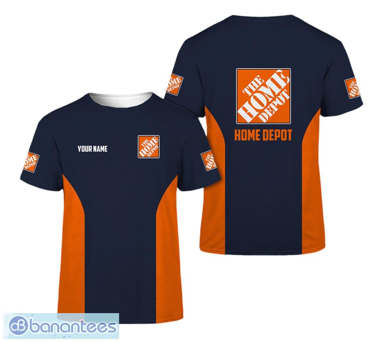 personalized home depot 3d t shirt unisex for men and women custom name image PERSONALIZED home depot 3D T-Shirt Unisex For Men And Women Custom Name Product Photo 1