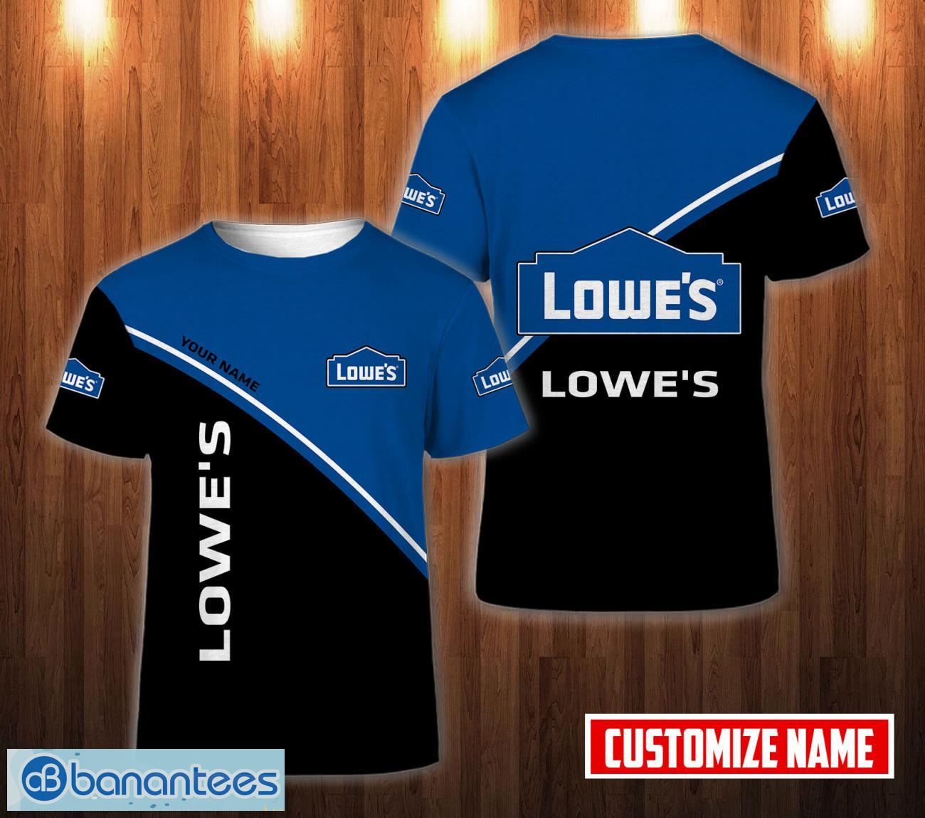 personalized lowes 3d t shirt all printed unisex shirt custom name image PERSONALIZED Lowe's 3D T Shirt All Printed Unisex Shirt Custom Name Product Photo