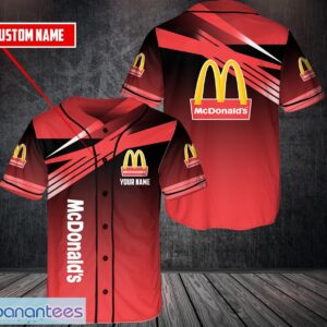 PERSONALIZED mcdonald's 3D Printed Baseball Jersey Shirt For Men And Women Unique Gift Product Photo 1
