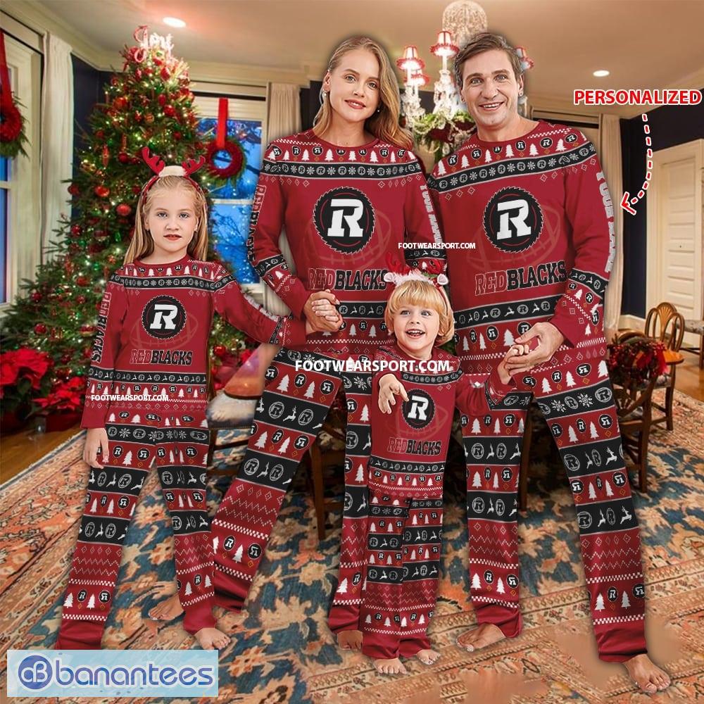 personalized ottawa redblacks team family pajamas set gift christmas image Personalized Ottawa RedBlacks Team Family Pajamas Set Gift Christmas - Personalized Ottawa RedBlacks Team Family Pajamas Set Gift Christmas