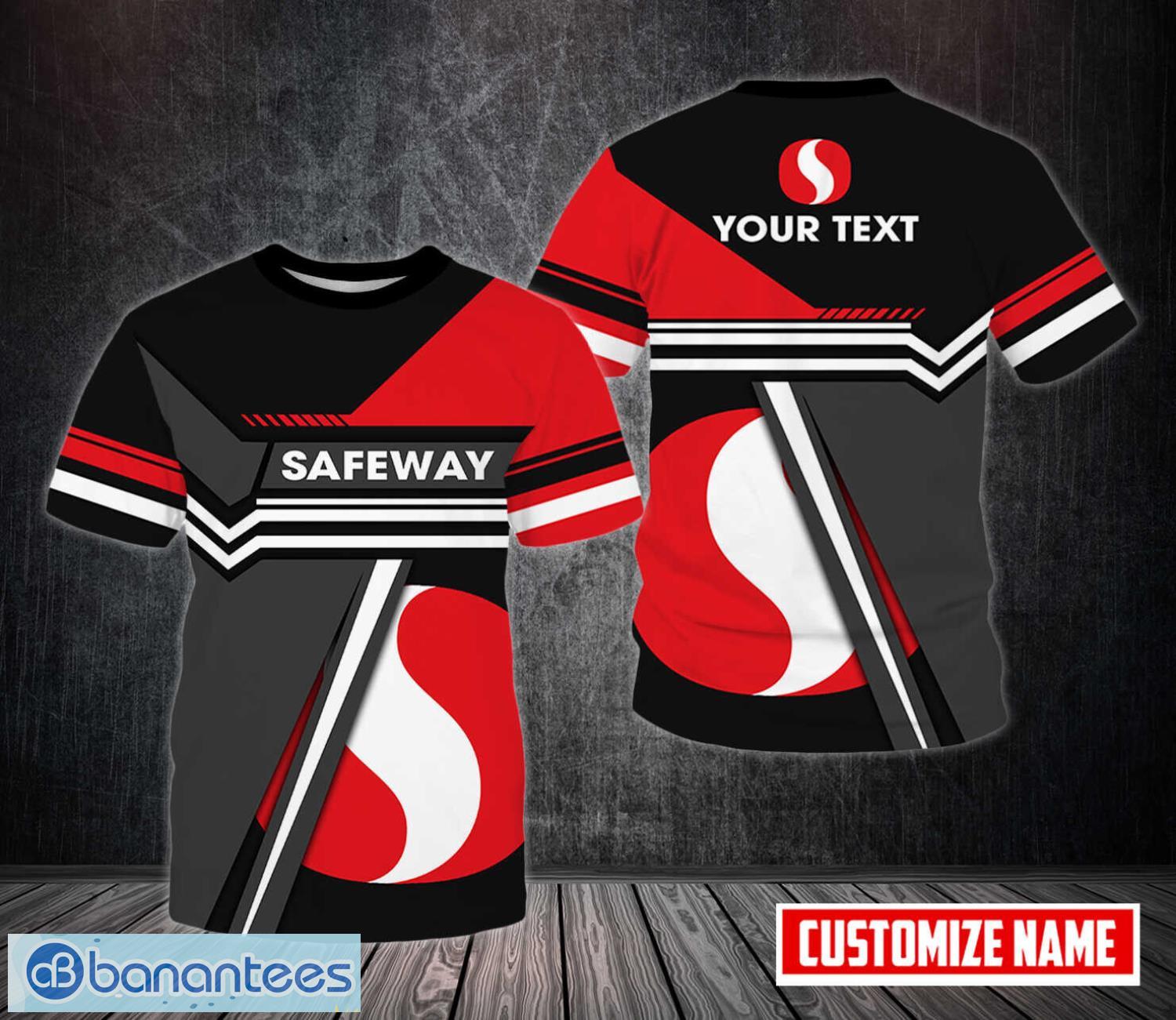 personalized safeway 3d t shirt all printed unisex t shirt custom name image PERSONALIZED safeway 3D T-Shirt All Printed Unisex T-Shirt Custom Name Product Photo 1