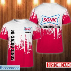PERSONALIZED sonic drive-in AOP 3D T-shirt For Men And Women Custom Name Product Photo 1
