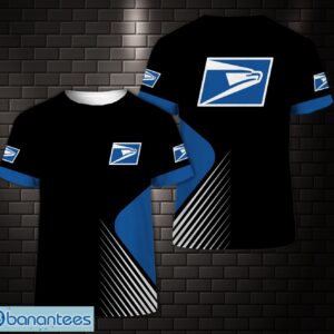 PERSONALIZED usps Team 3D T-Shirt Product Photo 1