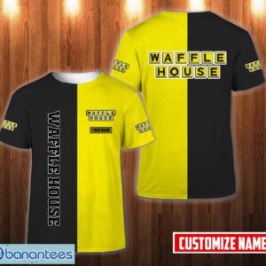PERSONALIZED waffle house Team 3D T-Shirt Team 3D T-Shirt Product Photo 1