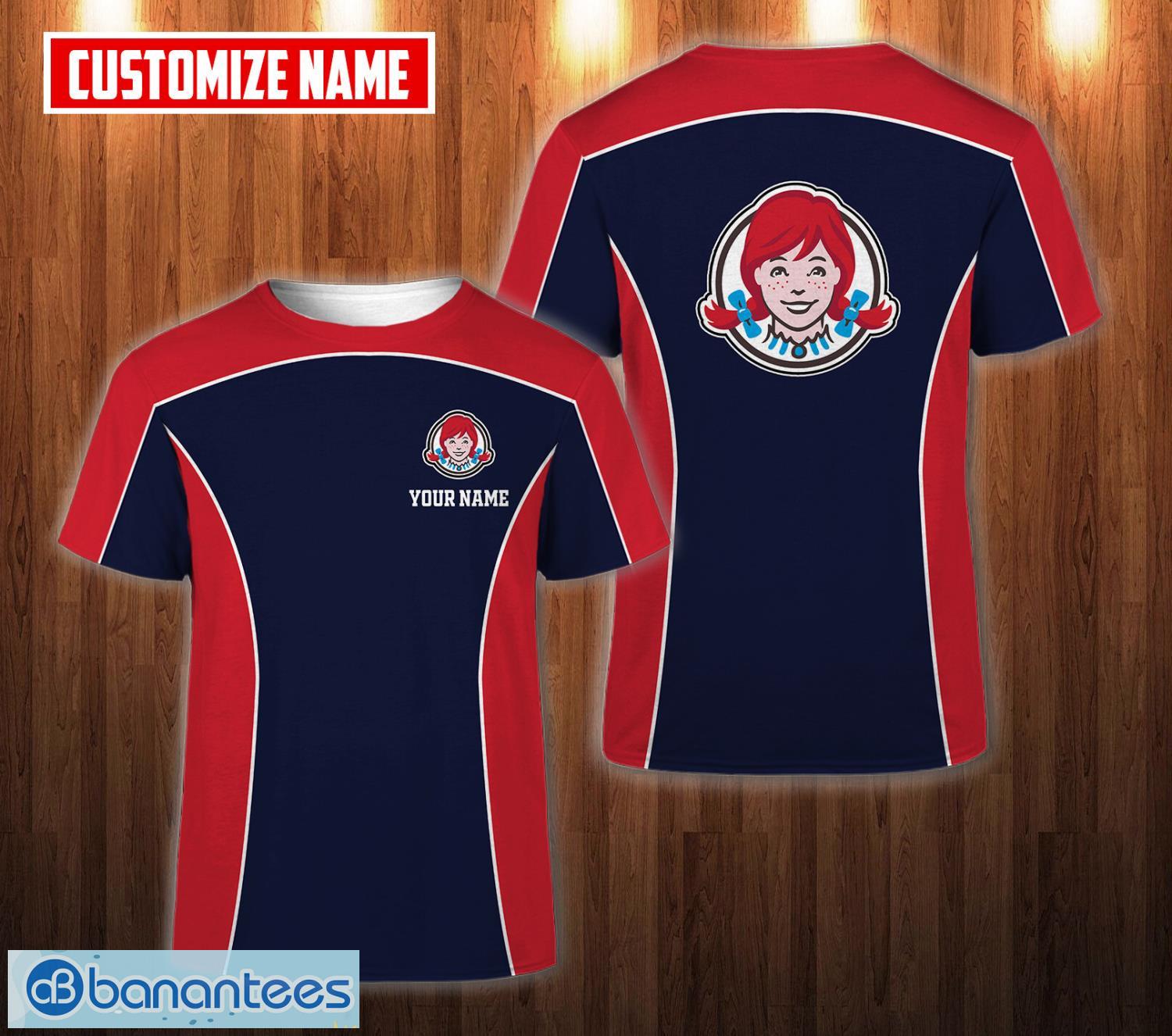 personalized wendys 3d t shirt all printed unisex t shirt image PERSONALIZED wendy's 3D T Shirt All Printed Unisex T Shirt Product Photo