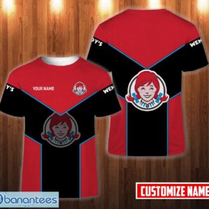 PERSONALIZED wendy's AOP 3D T-shirt For Men And Women Custom Name Product Photo 1