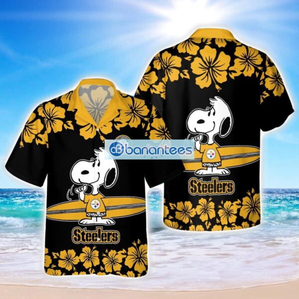 Pittsburgh Steelers NFL Snoopy Aloha Hawaiian Shirt For Men And Women Product Photo 1
