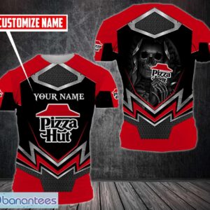 Pizza Hut AOP 3D T-shirt For Men And Women Custom Name Product Photo 1