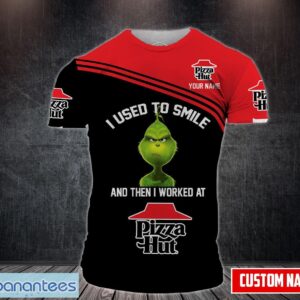 Pizza Hut AOP Custom Name 3D T-shirt For Men And Women Product Photo 1