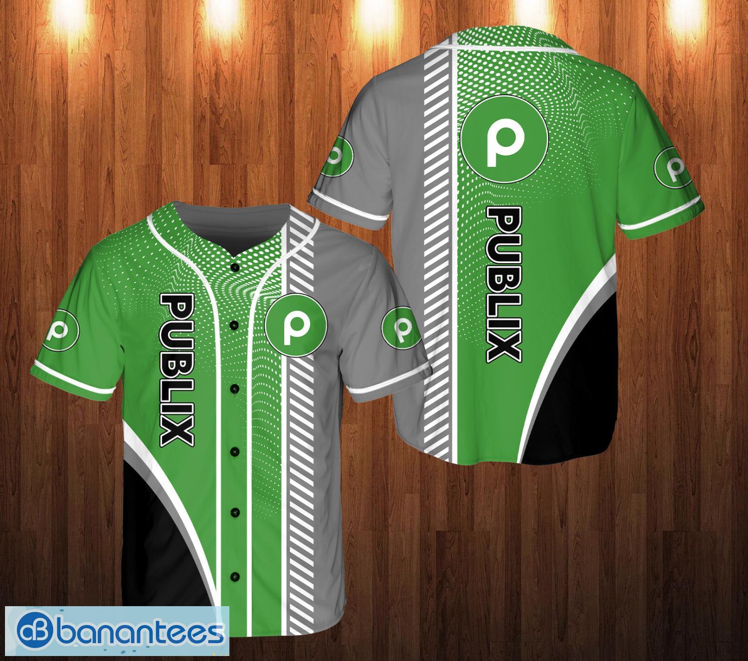 publix 3d printed baseball jersey shirt for men and women unique gift image publix 3D Printed Baseball Jersey Shirt For Men And Women Unique Gift Product Photo 1